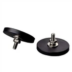 Mocny magnes pokryty gumą